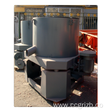 Centrifugal gold concentrator water jacket gold separator